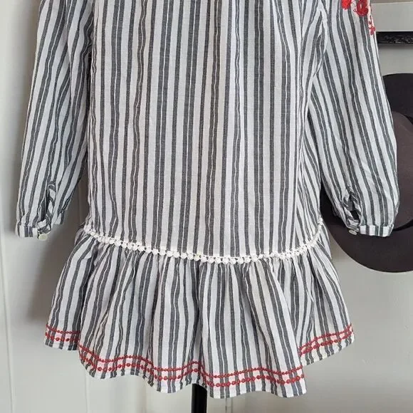 Kate Spade Maximalist Cottagecore Fairy Preppy Coastal Romantic Nautical Top S - Picture 10 of 11